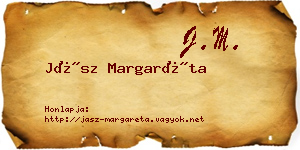 Jász Margaréta névjegykártya